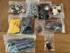 LEGO Star Wars Jedi Starfighter Vulture 7256 4 Subbed Parts Missing Few Stickers