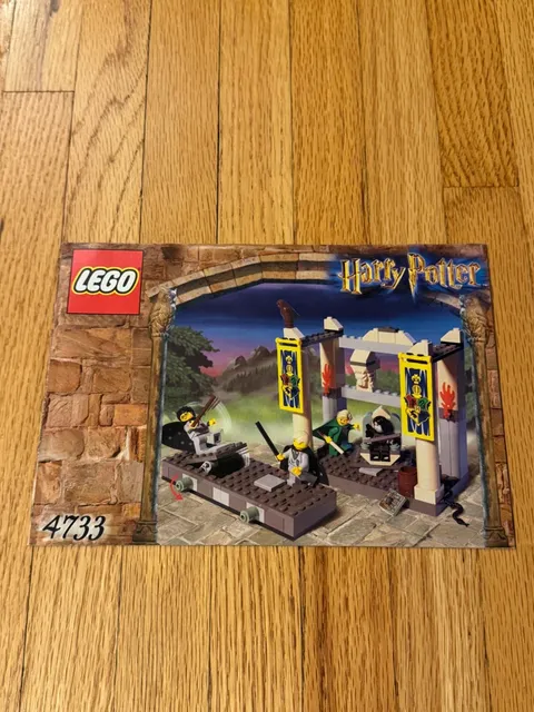 Lego Harry Potter The Dueling Club (4733) Instruction Booklet Only