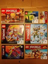 Lego Ninjago Set Instructions, Manuals Only Booklet Lot of (7) 2018'-2020'