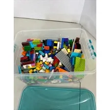 LEGO Bulk Lot Assorted Bricks Pieces Wheels Windows Mixed Colors - Creative Play