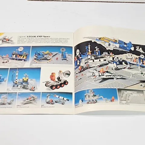 Vintage 1980 LEGO ASSORTMENT GUIDE Manual Building Sets Photos, Legoland  Space