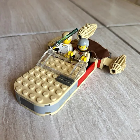 Vintage LEGO Star Wars 7110 Landspeeder Luke, Obi-Wan. Complete.