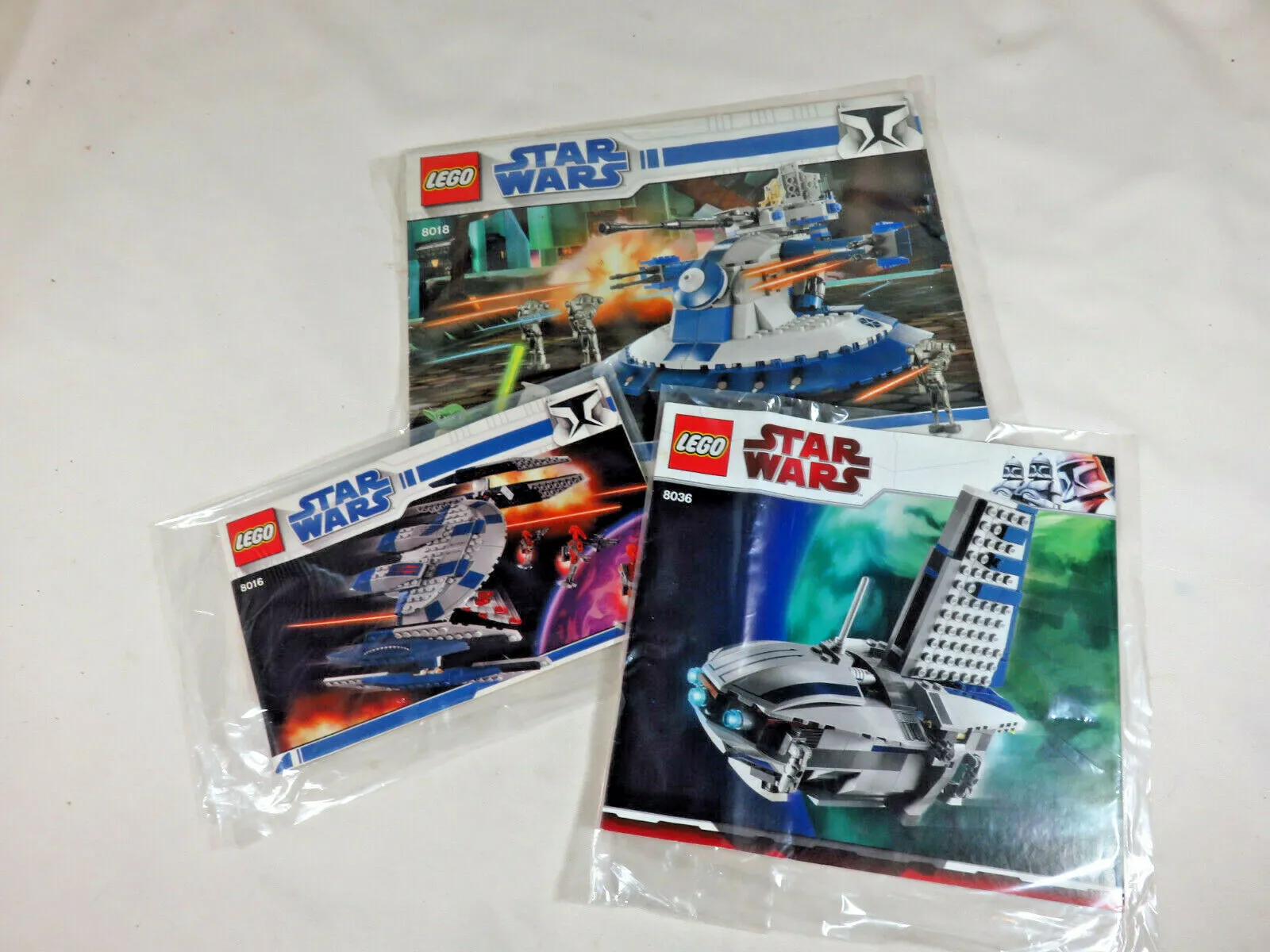 3 - LEGO Star Wars Manual only -  8016 8036 8018