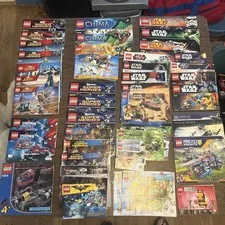 Over 100 Lego Manuals Vtg (super Heroes, Star Wars, Bionicle, Ninjago) Rare!!!