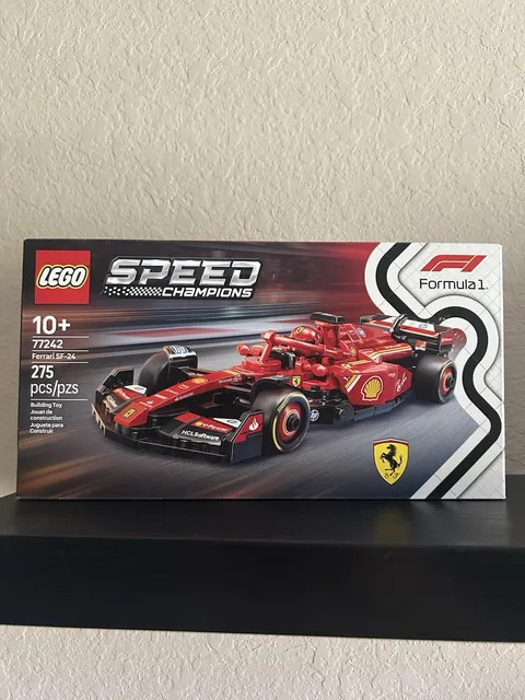 LEGO Speed Champions 77242 Ferrari SF-24 Formula 1 Car Set 275 Pieces
