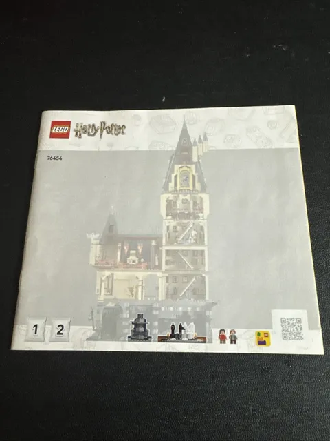 LEGO 76454 Harry Potter Hogwarts Castle The Main Tower Instruction Manuals Only