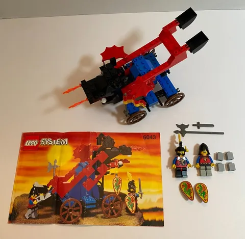 LEGO 6043 Castle: Dragon Knights Dragon Defender 99% Complete w/Manual - No Box