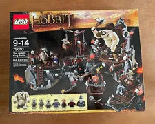 NEW LEGO The Hobbit 79010 Goblin King Battle 841pcs Ages 9-14 Complete Set Box