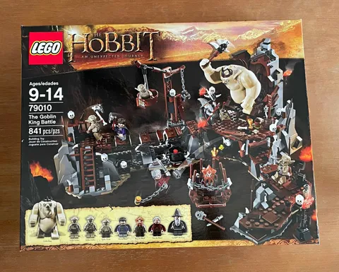 NEW LEGO The Hobbit 79010 Goblin King Battle 841pcs Ages 9-14 Complete Set Box