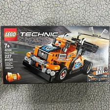 LEGO Technic 42104 Race Truck Pull Back Vehicle Set 227 Pieces Ages 7+
