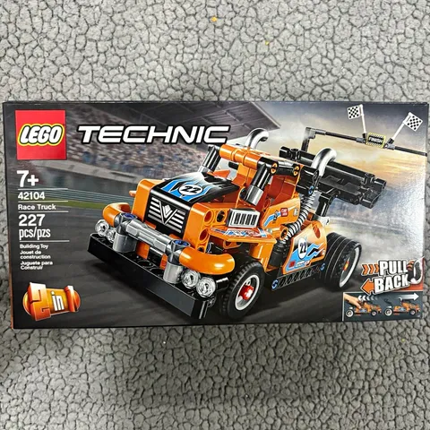 LEGO Technic 42104 Race Truck Pull Back Vehicle Set 227 Pieces Ages 7+