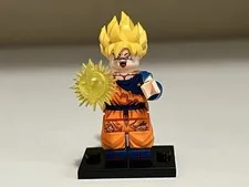 Lego Dragon Ball Goku Minifigure Custom Printed