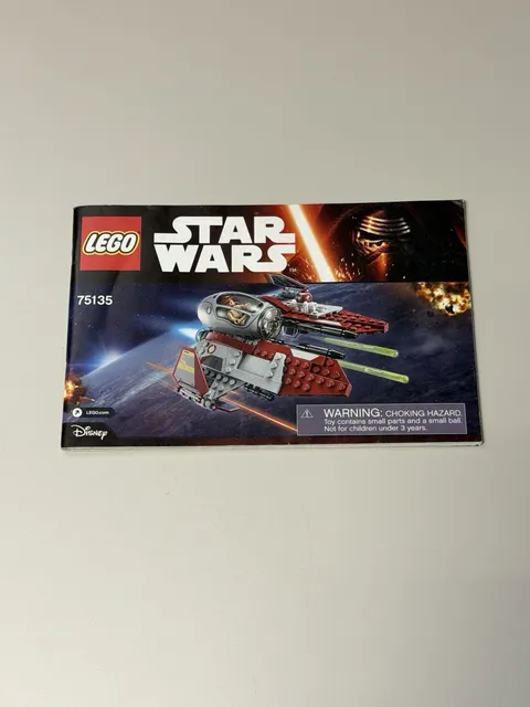 LEGO 75135 Star Wars Obi-Wan’s Jedi Interceptor Instruction Manual ONLY