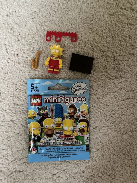 Lego 71005 The Simpsons mini figures LISA with Saxaphone and skirt NEW