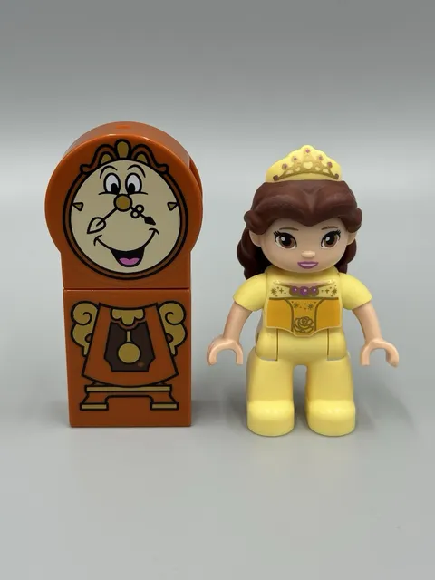 Lego Duplo Disney Beauty And The Beast Cogsworth & Belle Replacement Figure Set