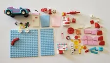 Lot of Lego Friends & Girl Themed Bricks Pieces Accessories Cafe Car