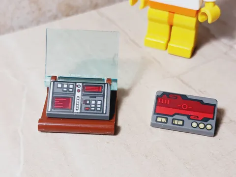 New LEGO Star Wars Computer Swap Controls Laptop Engineer WARP DRIVE Target Red