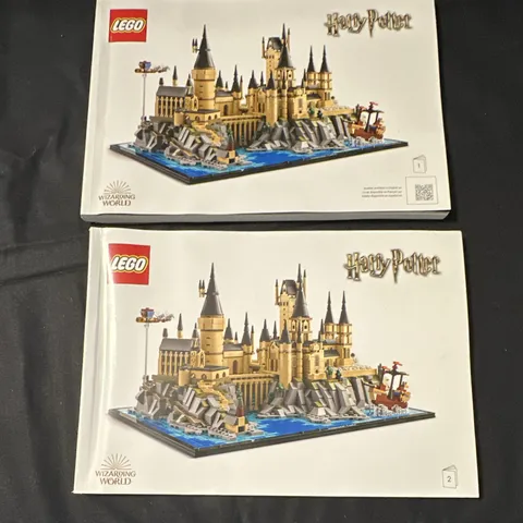 Lego Instruction Books Harry Potter Hogwarts Castle And Grounds #76419 Set of 2