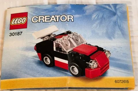 LEGO Creator 30187 Fast Car Complete w Instructions Retired Set