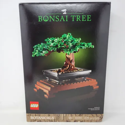 LEGO Botanicals Bonsai Tree 10281 Building Set 878 Pieces Green Pink Leaves NEW
