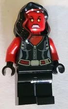 Lego Mini Figure Red She-Hulk from set 76078 Minifig