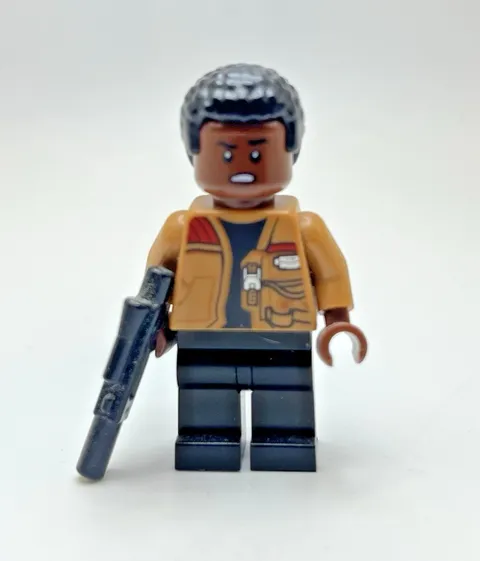 LEGO Star Wars Finn Minifigure Resistance Jacket w/ Blaster Genuine 75105 75192