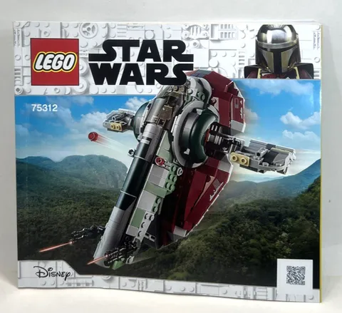 LEGO STAR WARS 75312 Boba Fett’s Ship Build Instruction Manual Only