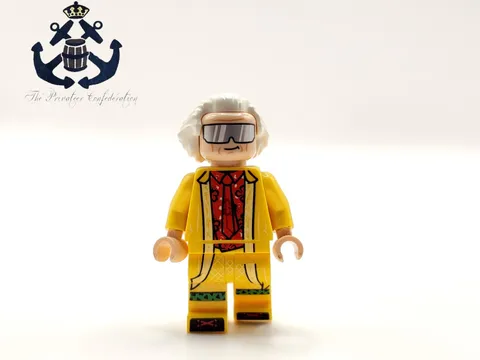 LEGO 2022 Back to the Future Minifigure Doc Brown btf002 From DeLorean 10300