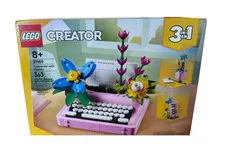 LEGO Creator 3 in 1 Typewriter with Flowers 31169 Building Set NEW Sealed