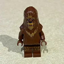 LEGO Star Wars Chewbacca Minifigure Brown Wookiee Figure Plastic 1pc Age 6+