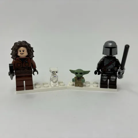 Lego Lot All 4 Set 75325 Minifigure Peli Motto BD-72 Grogu Baby Mandalorian