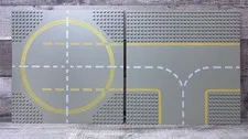 Vintage LEGO Space Lunar Landing Base Plates from Set 454 (306)