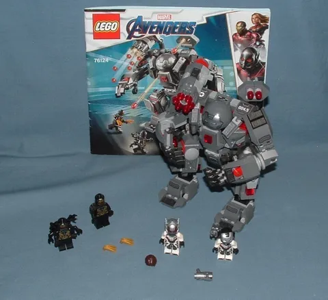 SUPER HEROES: AVENGERS WAR MACHINE BUSTER SET SET 76124 - LEGO - 2019 - USED