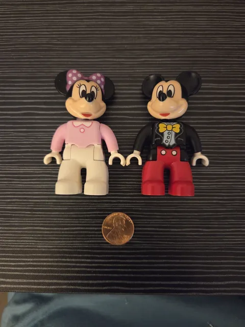 LEGO Disney Minifigures The Disney Series Mickey Mouse & Minnie Mouse Lot of 2