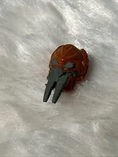 Lego Minifigure Head Modified Kel Dor W/Dark Bluish Gray Mask (Plo Koon)