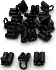 Lego 50 New Black Minifigure Air Tanks Parts
