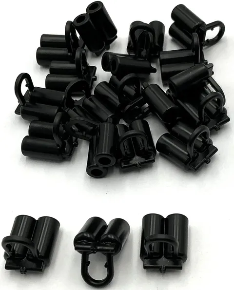 Lego 50 New Black Minifigure Air Tanks Parts