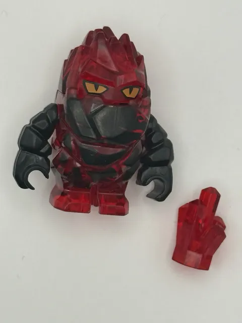 LEGO InfernoX Minifigure Rock Monster 8190 Power Miners Claw Catcher PM027