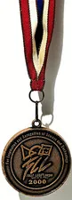 First Lego League - FLL - Official Tournament Medal w/Ribbon - Vintage Year 2000