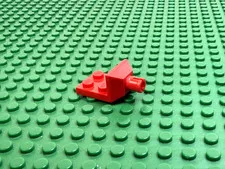 1980s LEGO Red Plate Modified 2x2 w Helicopter Tail Rotor Holder Town #3480
