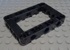 Lego Technic Perforated Beam 5x7 Black