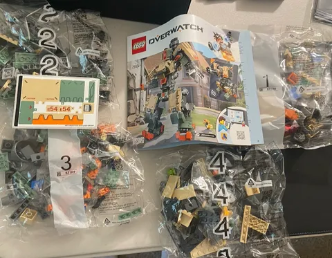 Lego Bastion Set Mostly sealed- All Pieces + Manual And Sticker