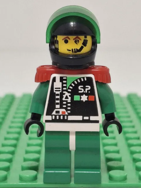 Lego Space Police Chief Captain Magenta Minifigure