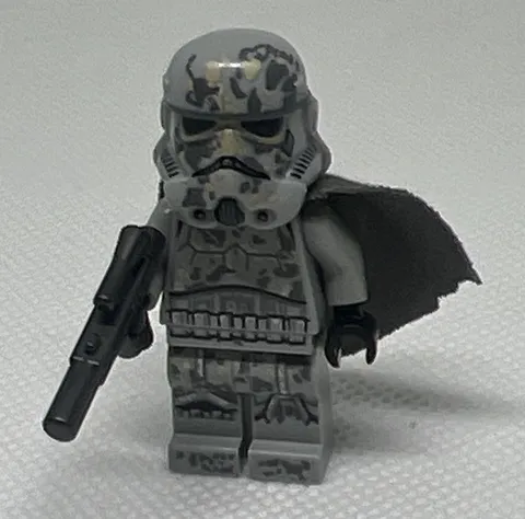 LEGO Star Wars Stormtrooper Gray Camo Cape Helmet set(75211) tie fighter