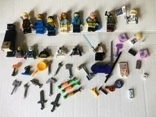 Lego Mini Figure Lot w/ Weapons & Accessories