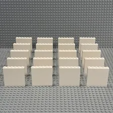Lego White Panels Walls 1 x 6 x 5 (Part 59349) City Castle Building (Pack of 20)