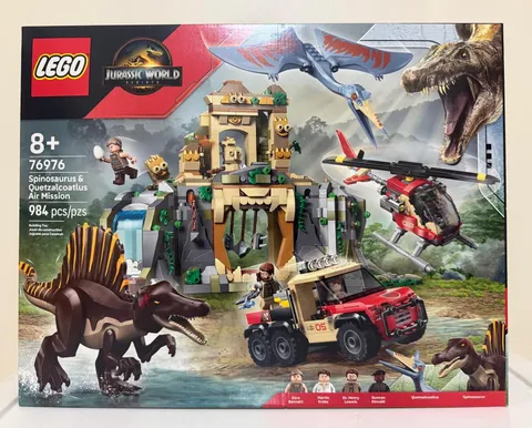 LEGO Jurassic World Spinosaurus Quetzalcoatlus Air Mission 76976