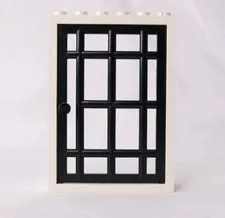 LEGO Vintage Castle White Door Prison Jail Door Window For Set 6765