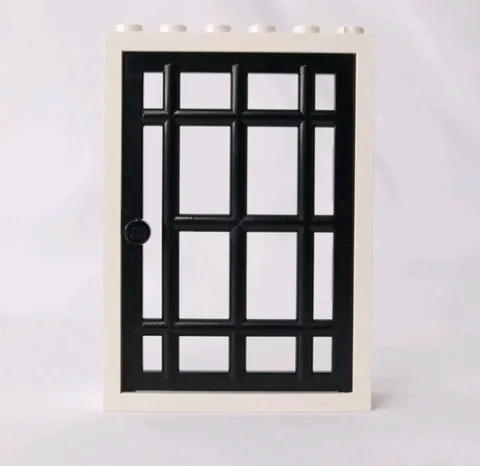 LEGO Vintage Castle White Door Prison Jail Door Window For Set 6765