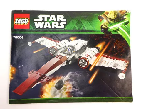 Lego STAR WARS: THE CLONE WARS Z-95 HEADHUNTER Instruction Manual for Set 75004